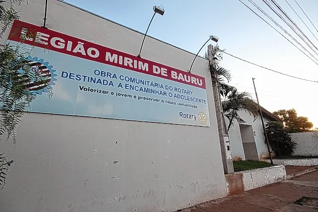 Fachada da sede da Legião Mirim de Bauru